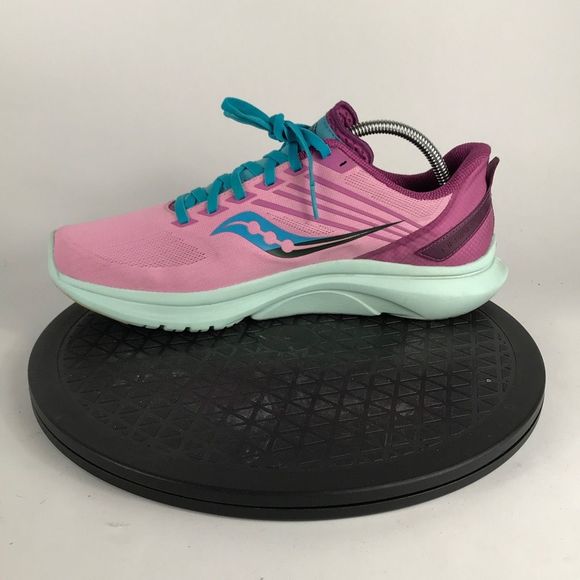 Saucony Kinvara 12 Pink Athletic Running Shoes S10619-26 Women’s Size 11 - Picture 9 of 12